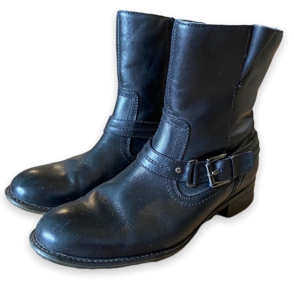Blondo Black Leather Aquaprotect Ankle Boots - Picture 4 of 8
